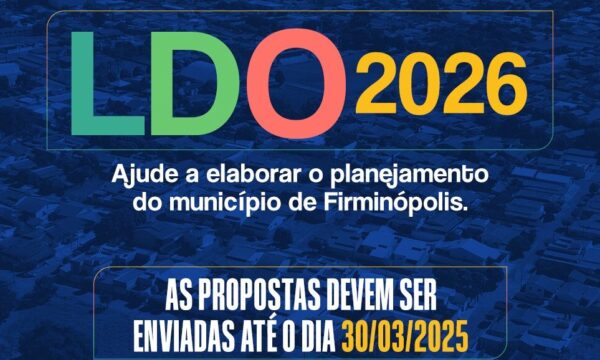 Participação na formulação da LDO 2026